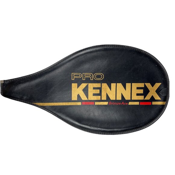 Pro Kennex Black Ace Glass Tennis  Racket W/ Cover Mid Size Graphite 4.5 Grip - Picture 3 of 8
